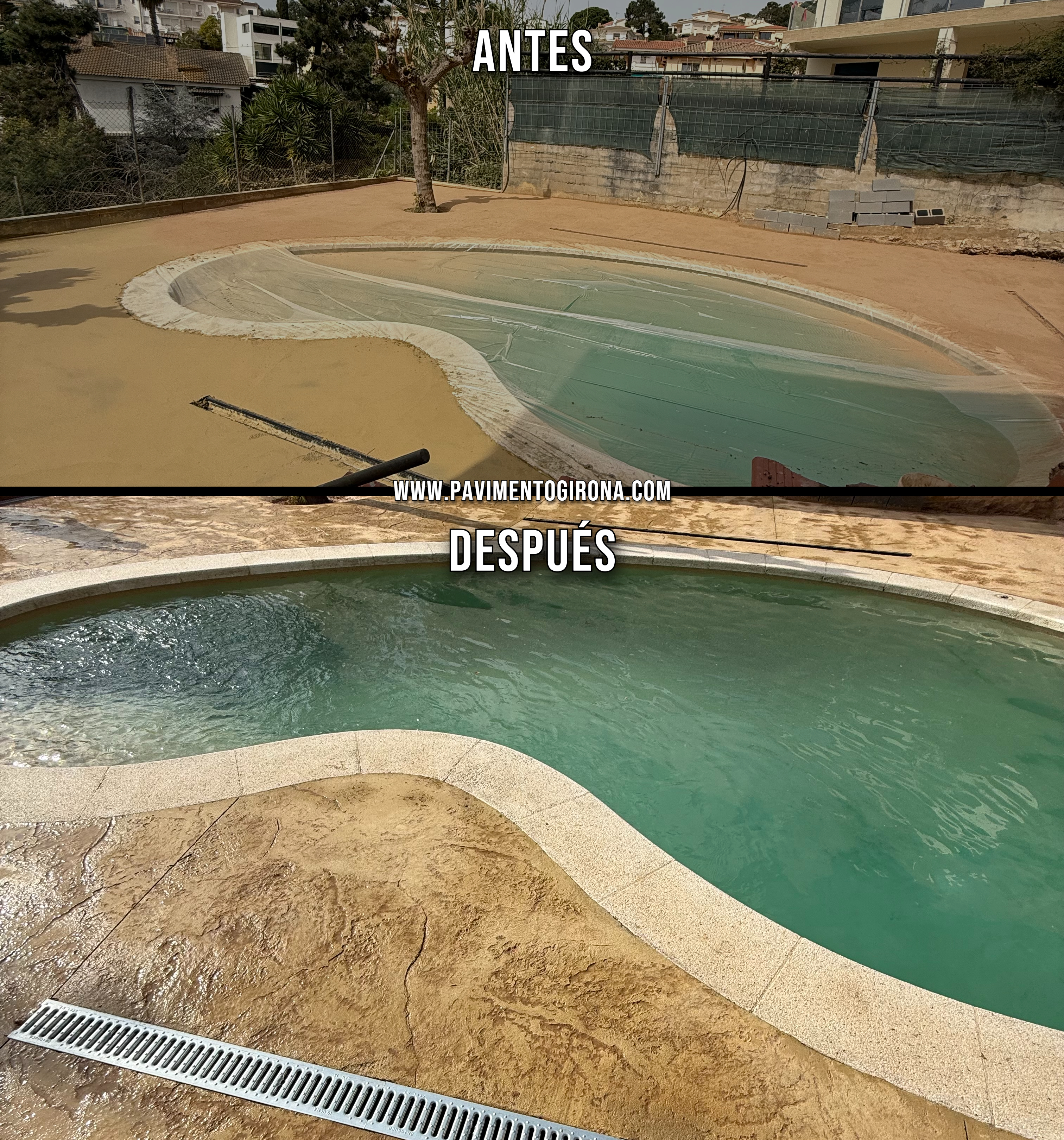 Pavimento impreso en Girona